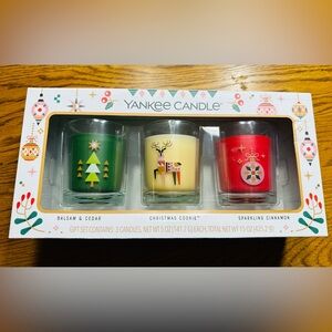 New Holiday Gift Set Balsam/Cedar Christmas Cookie/Sparking Cinnamon